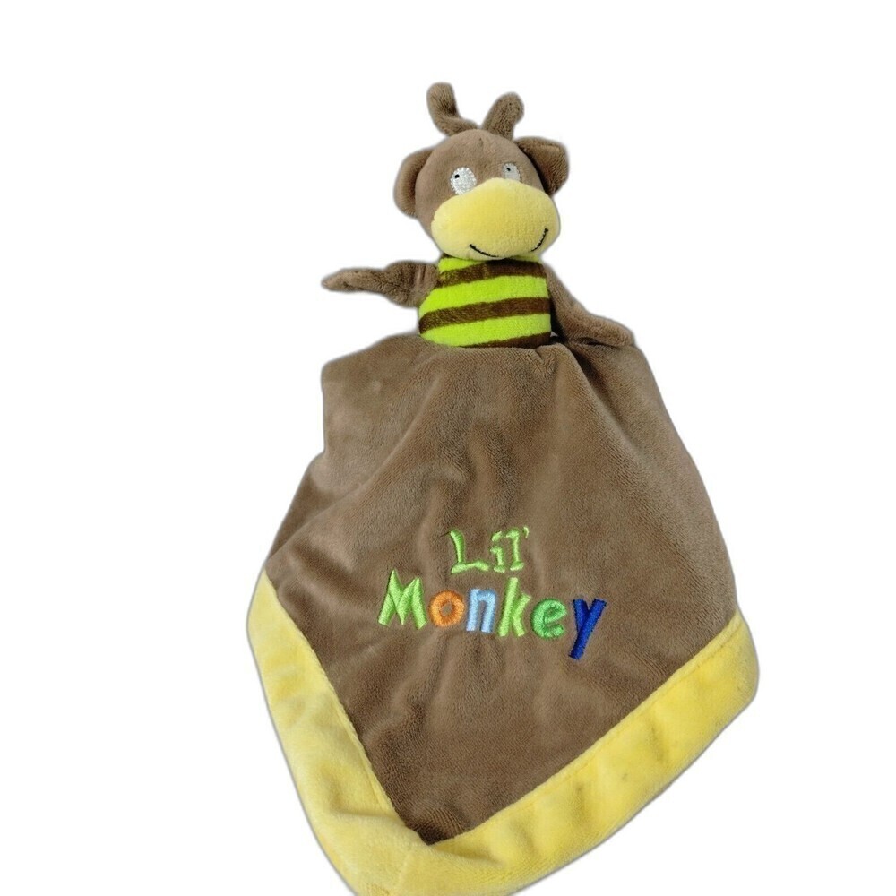 Baby Essentials Security Blanket Flip Lovey‎ Lil Monkey Lion King of the Jungle